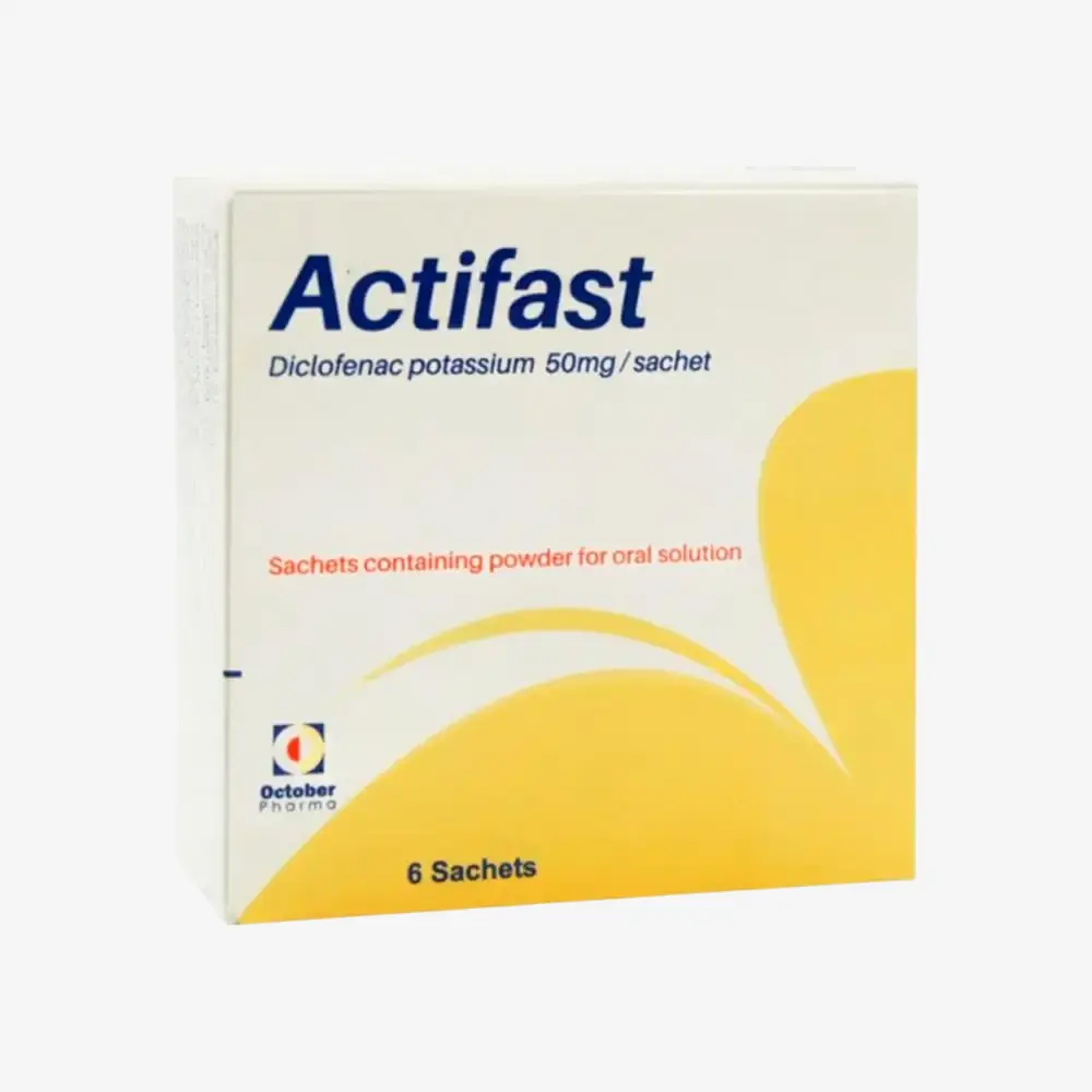 اكتيفاست 50 مليجرام 6 اكياس 50mg