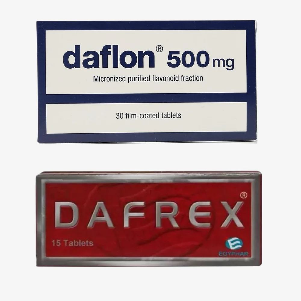 differences between dafrex and daflon and their uses 