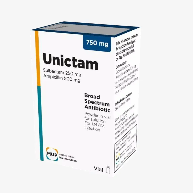 يونيكتام 750 مليجرام فيال 750 مليجرام