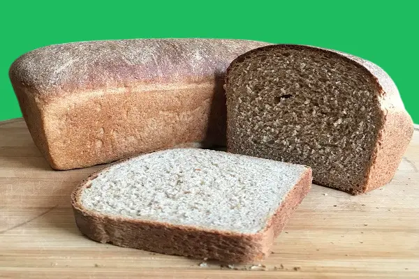 Whole wheat bread for dieting