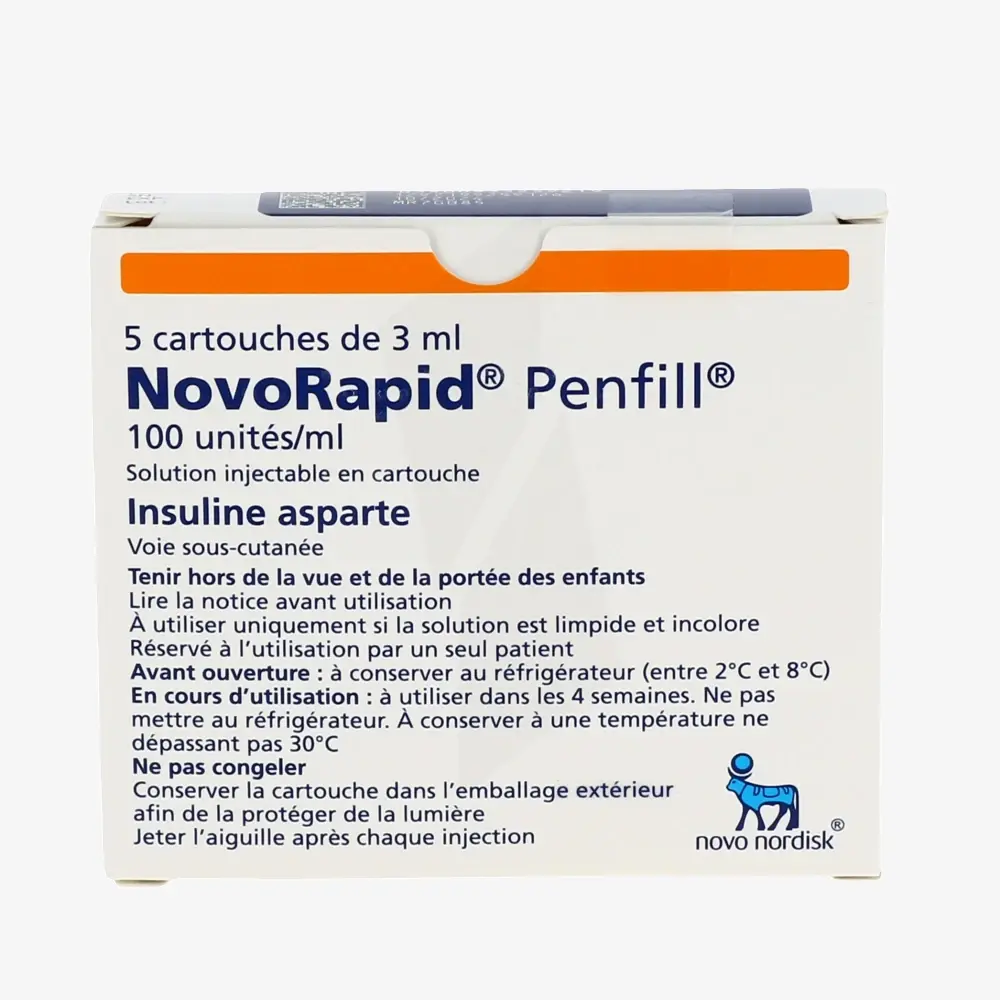 Novorapid 100 IU 5 Pen Fills 100i