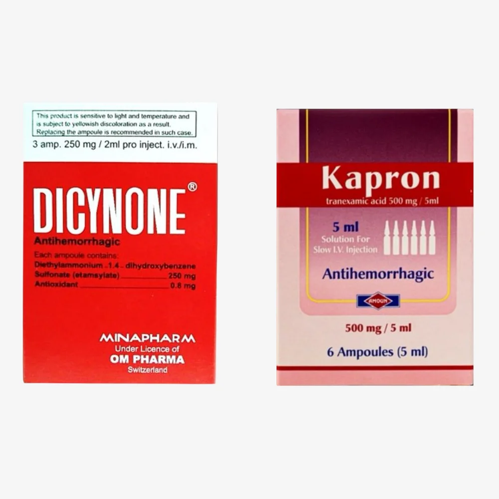 difference between kapron and dicynone and their uses 