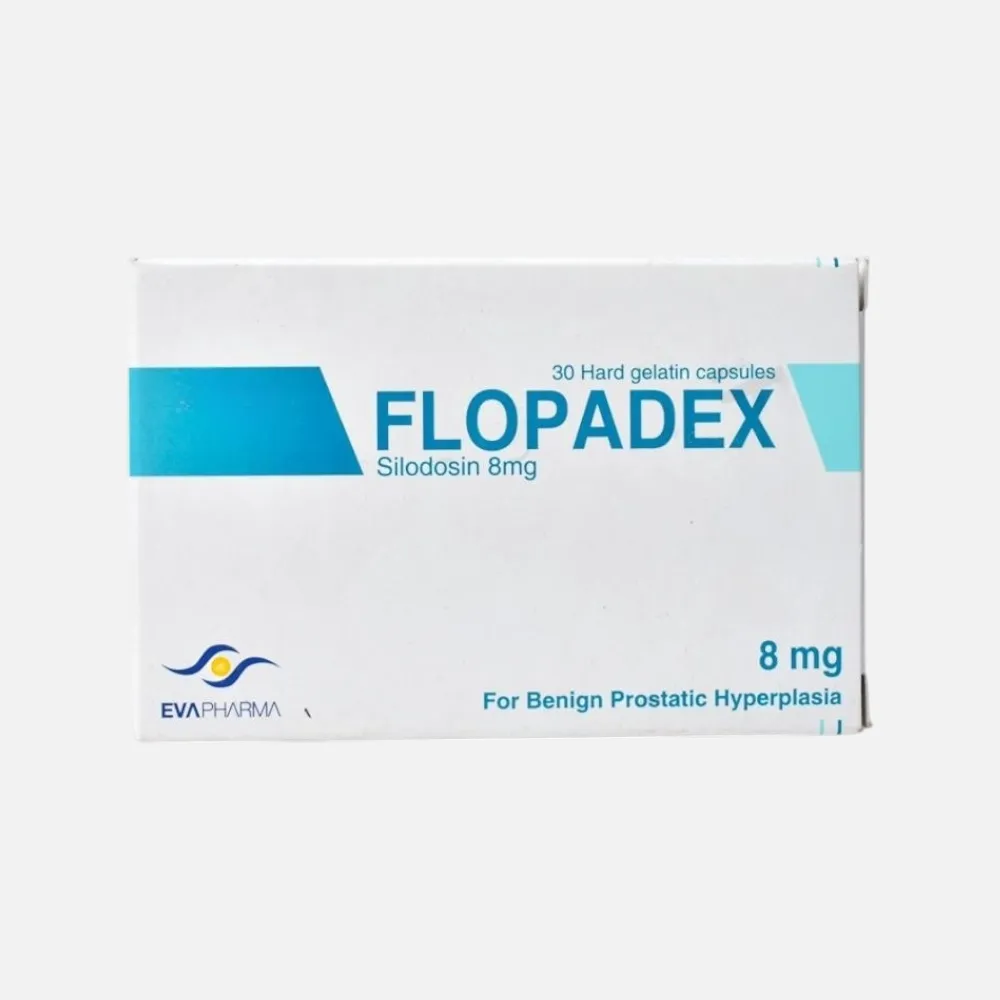 فلوبادكس كبسولات لعلاج صعوبة التبول بسبب تضخم البروستاتا 8 mg