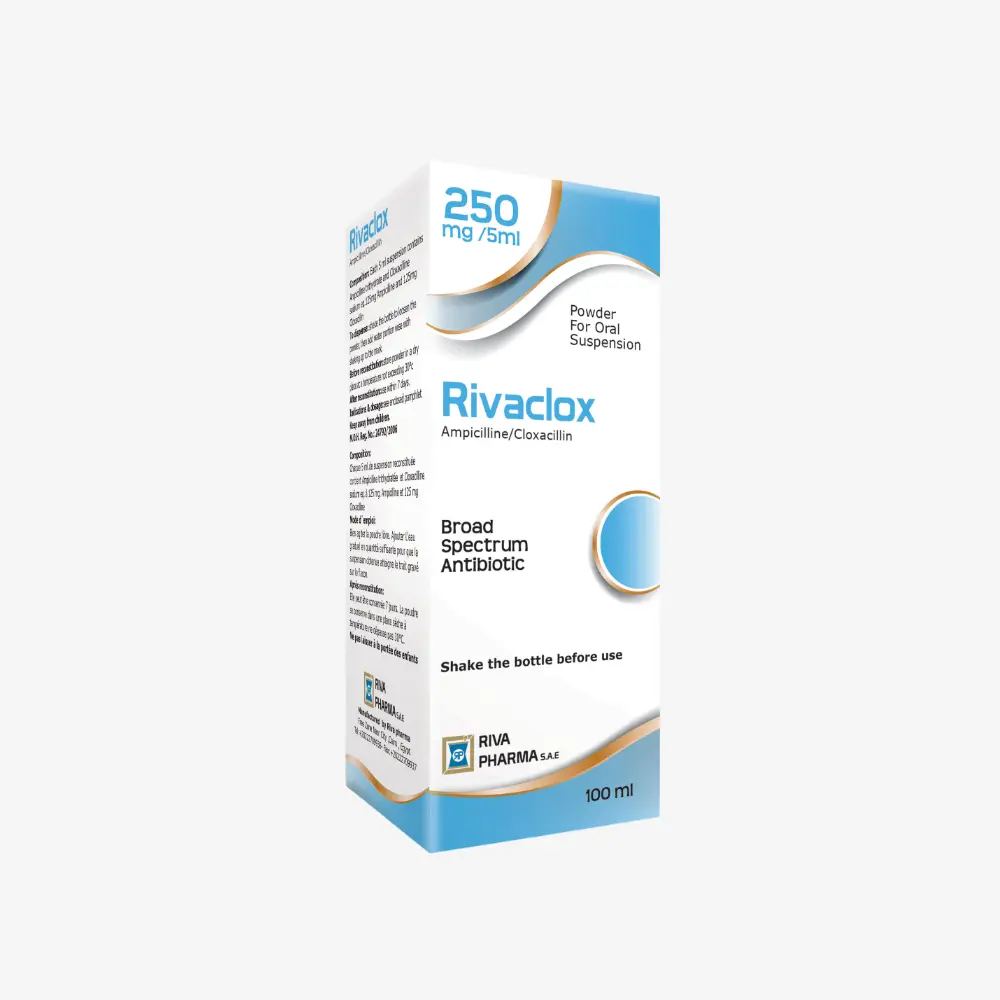 Rivaclox syrup 250 mg/5 mL 250 mg/5 mL
