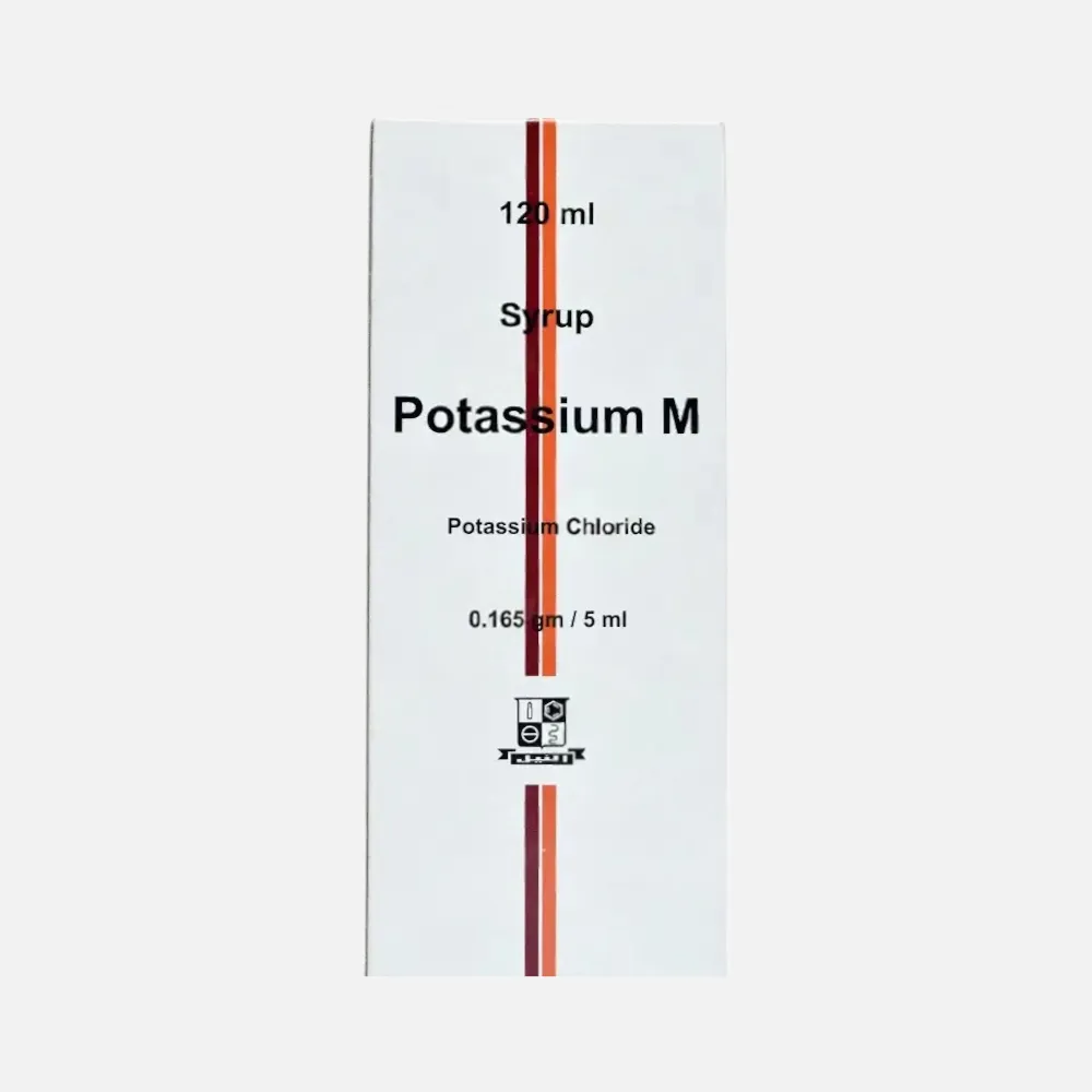 potassium m 3.3gm/100ml syrup 120ml - rosheta uae 3.3gm/100ml