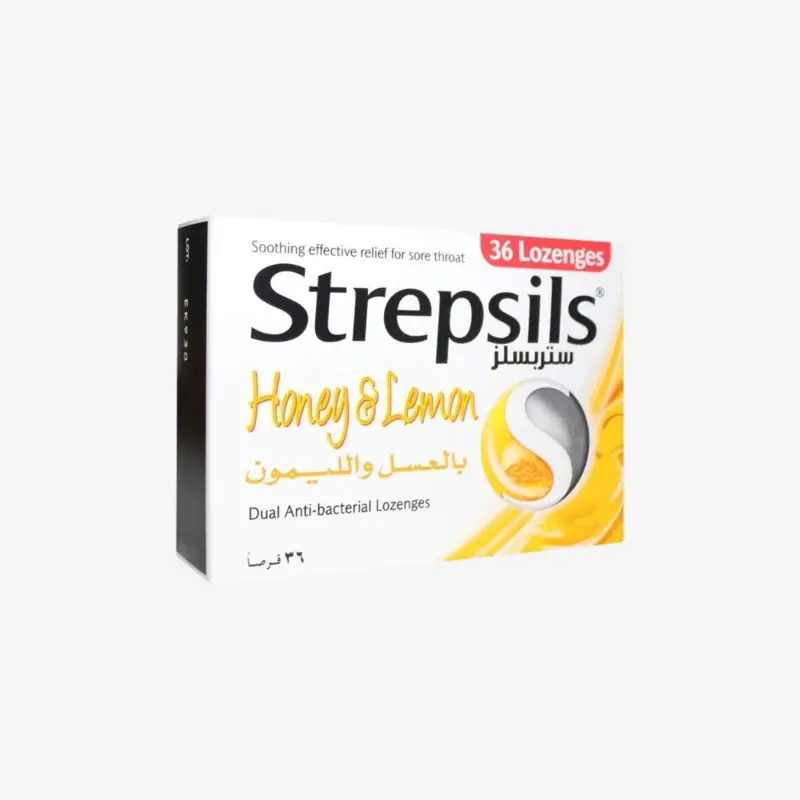ستربسلز عسل وليمون اقراص استحلاب 