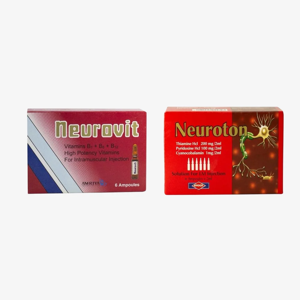 comparison of the differences between neurovit and neuroton and the best for the nerves 