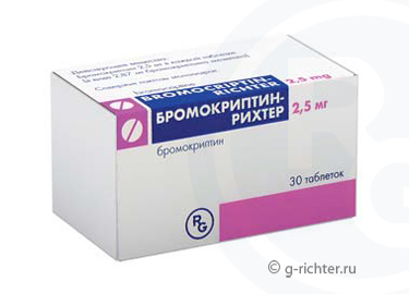 Bromocriptin 2.5mg Tablets - Rosheta