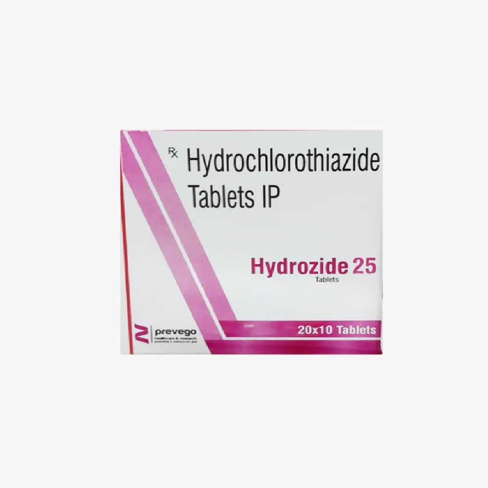 Hydrozide 25 mg 30 tablets 25 mg