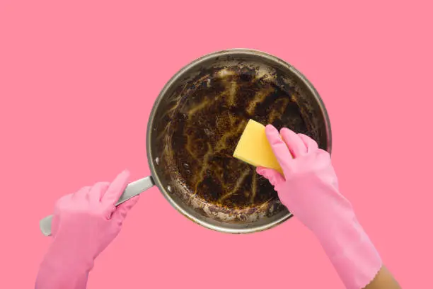 Protect your hands while washing dishes