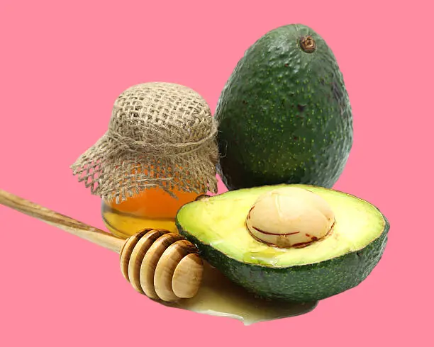 Avocado and honey for repairing damaged hair