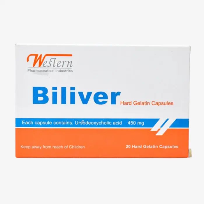 Biliver 450 mg 20 Capsules 450mg