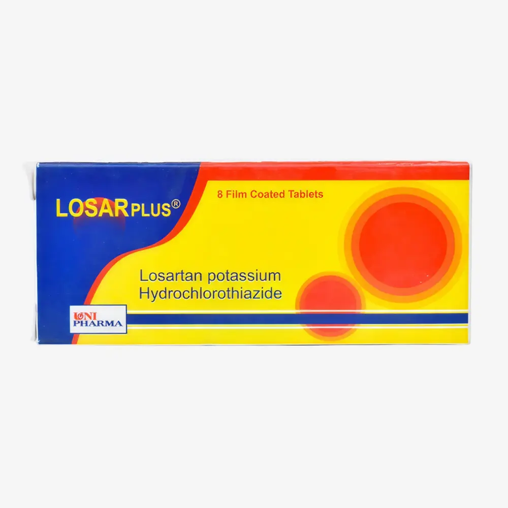 لوسار بلس 100 مليجرام 8 اقراص 100mg