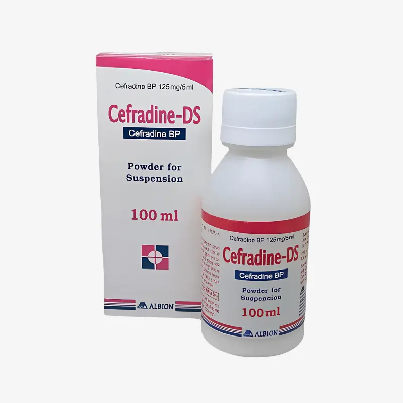cefadrine ds 100 ml oral suspension 125 mg
