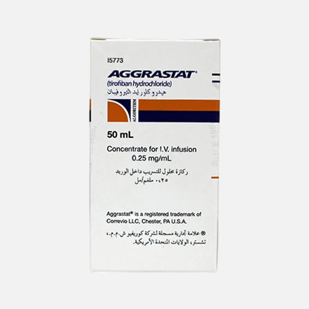 aggrastat 12.5mg/50ml i.v. infusion 12.5 mg