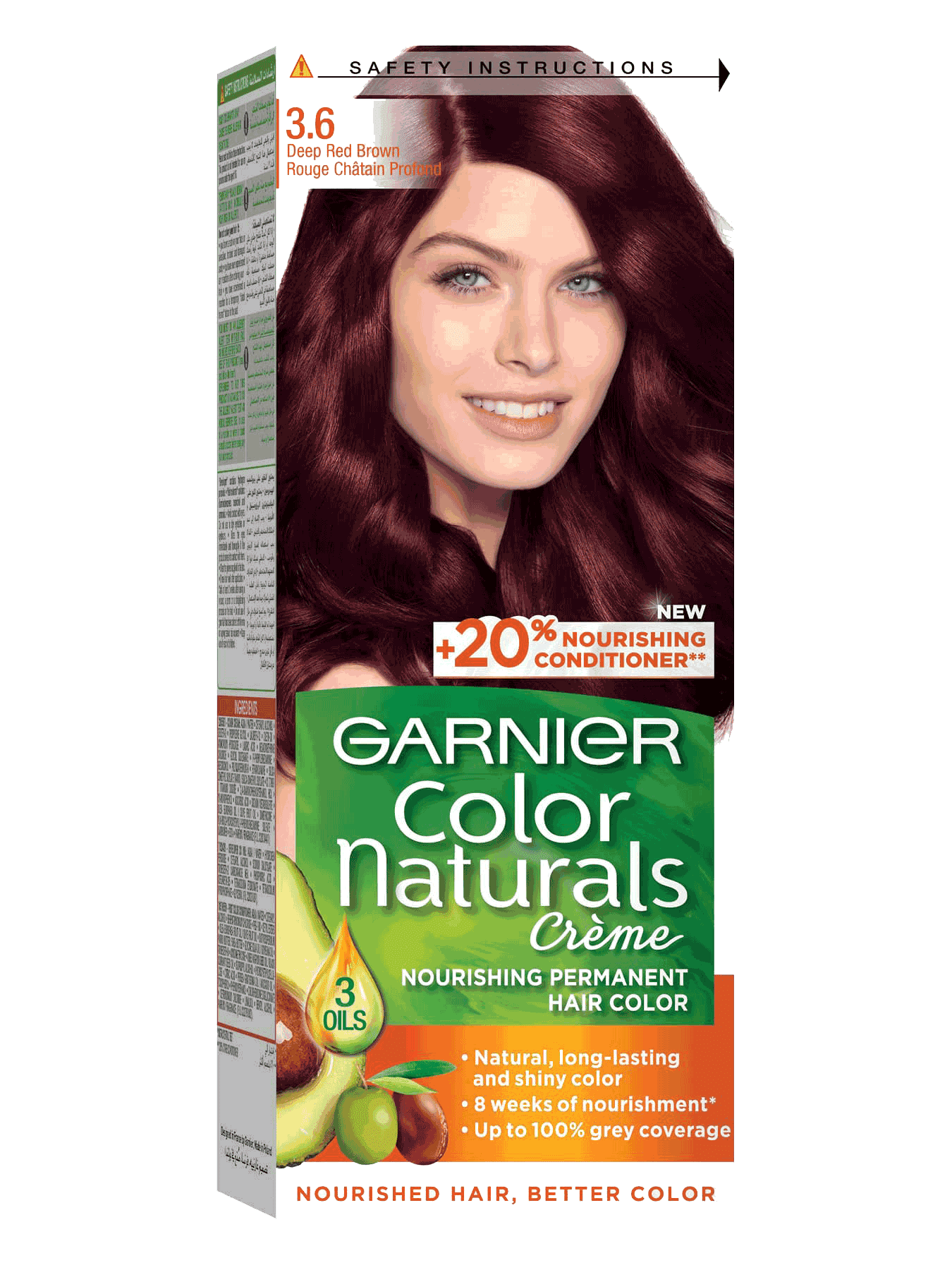garnier color naturals hair color 3.6 Cosmotics Rosheta Saudi Arabia