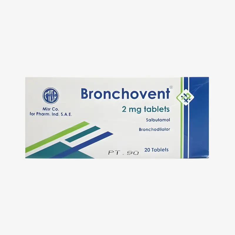 برونكوفينت 2 مليجرام اقراص 2mg