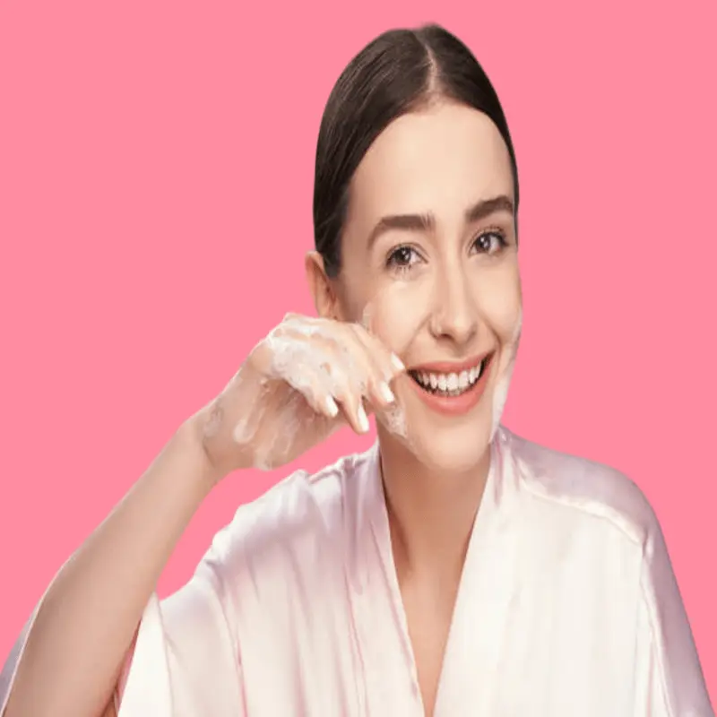 Skincare routine before and after facial cleansing sessions 