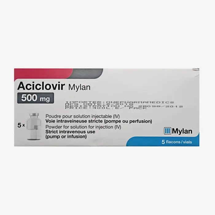 اسيكلوفير 500 مليجرام 5 حقن 500mg