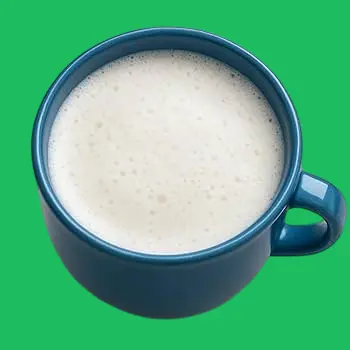 Warm milk for burning fat