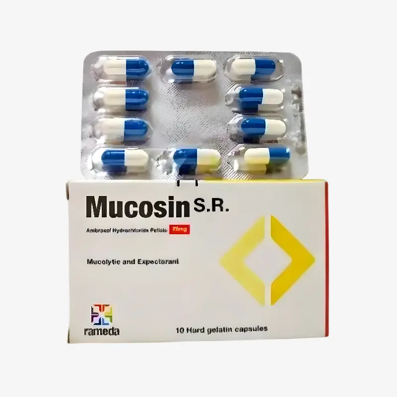 ميوكوسين إس أر 15 مليجرام كبسولات 15mg
