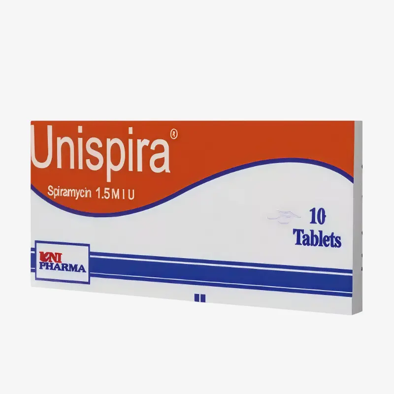 يونيسبيرا 1.5 مليون وحدة دولية 10 اقراص 1.5 مليون وحدة دولية