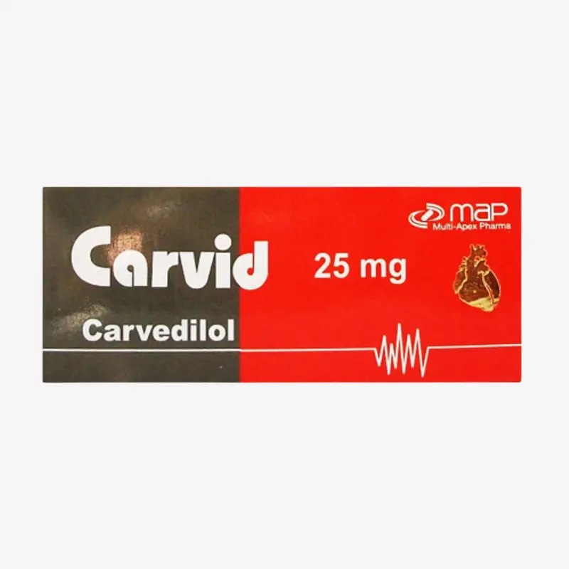 كارفيد 25 مليجرام اقراص 25mg