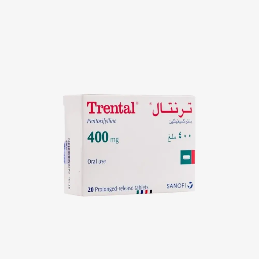 ترنتال 400 مليجرام 20 قرص - روشتة السعودية 400 مليجرام