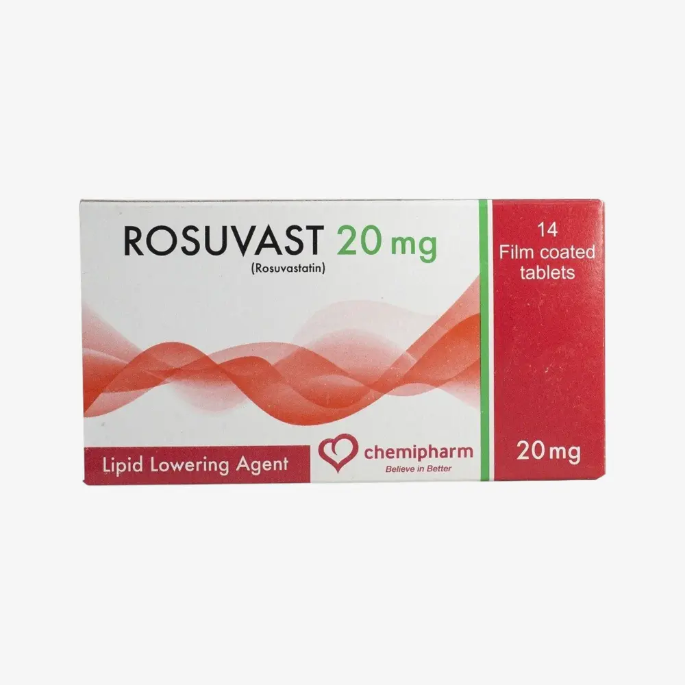 روزوفاست 20 مليجرام 14 قرص 20mg