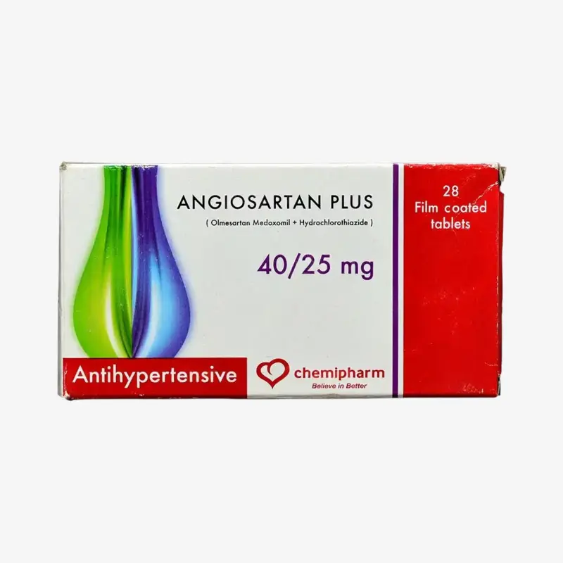 انجيوسارتان بلس 40 مليجرام 28 قرص 40mg