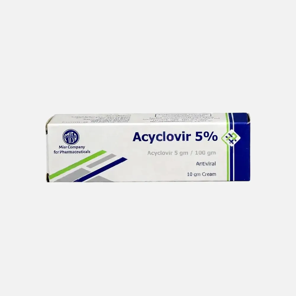 acyclovir 5% topical cream 10gm - rosheta uae 5%