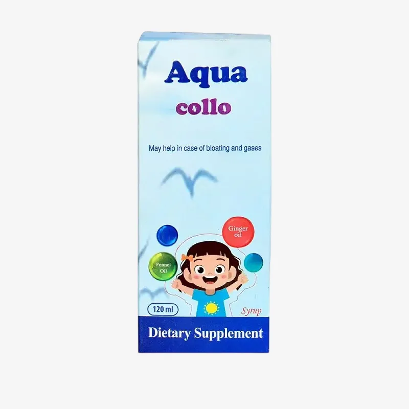 aqua collo 120ml syrup for treating bloating 