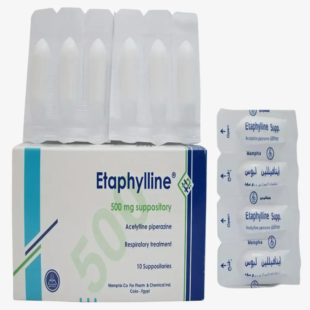 Etaphylline 500 mg 10 suppositories 500mg