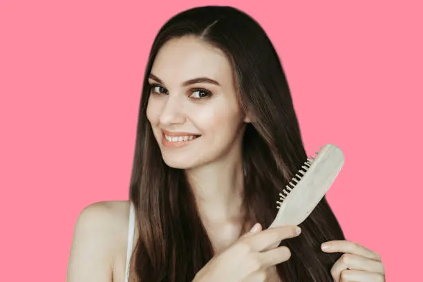 Caviar hair straightening session