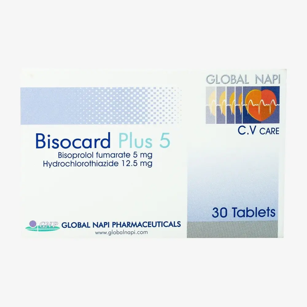 Bisocard plus 5 mg 30 tablets 5mg
