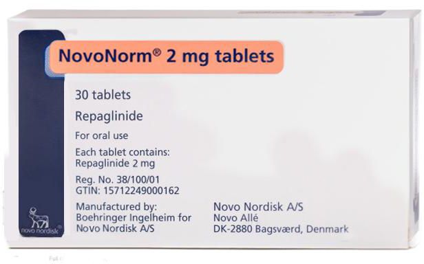 Prandin 2 mg