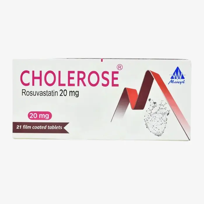 Cholerose 20 mg 21 tablets 20mg