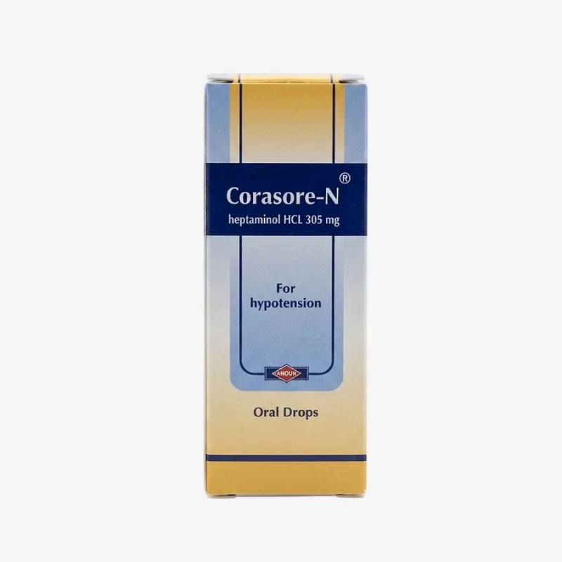 corasore n 305mg oral drops for the treatment of low blood pressure. 305mg