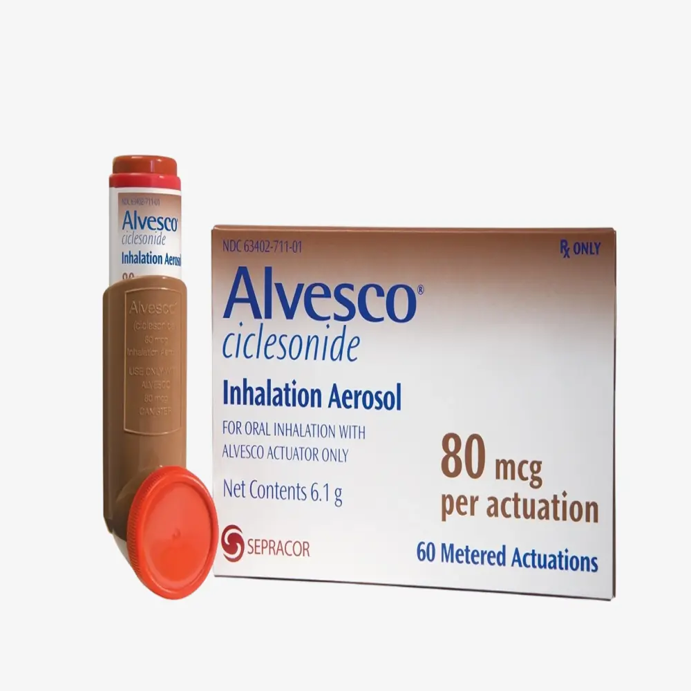 Alvesco 80 microgram chest spray 80mcg