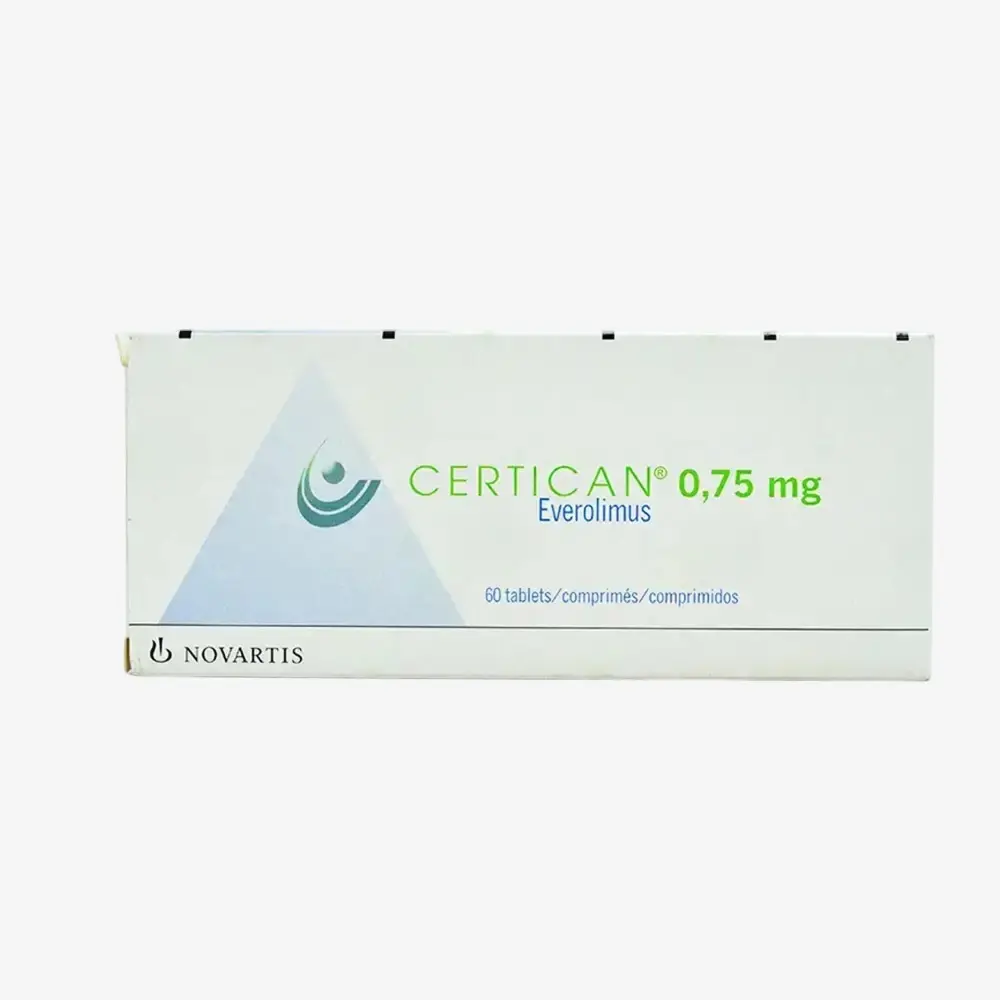 Certican 0.75 mg 60 tablets 0.75mg