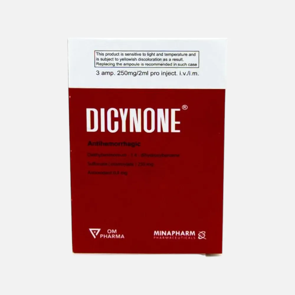 dicynone 250mg/2ml 3 amps 250mg