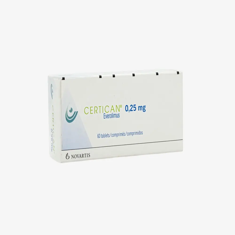 Certican 0.25 mg tablets 0.25 mg