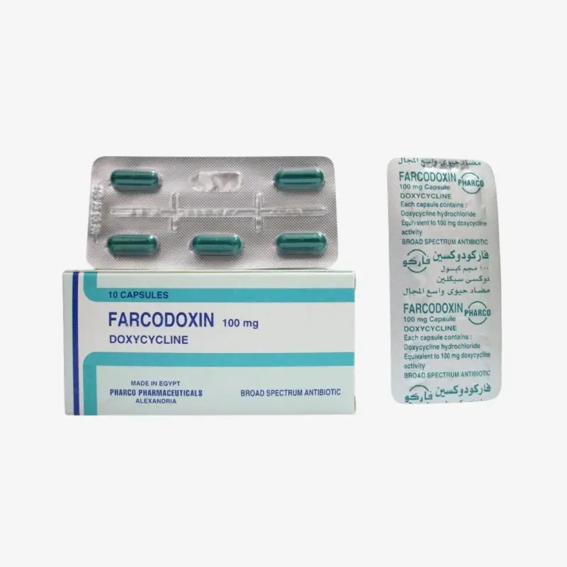 فاركودوكسين 100 مليجرام كبسولات 100mg