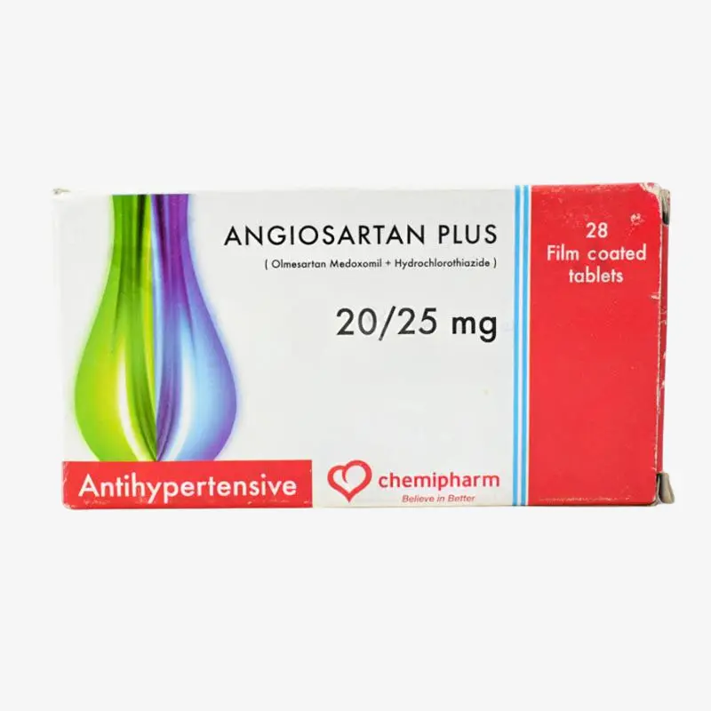 انجيوسارتان بلس 20 مليجرام 28 قرص 20mg