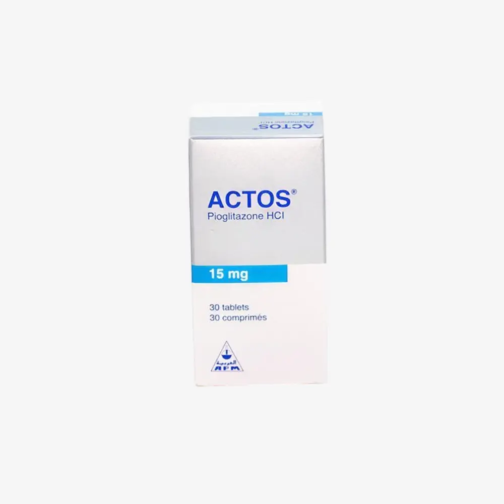 Actos 15 mg 30 tablets 15mg
