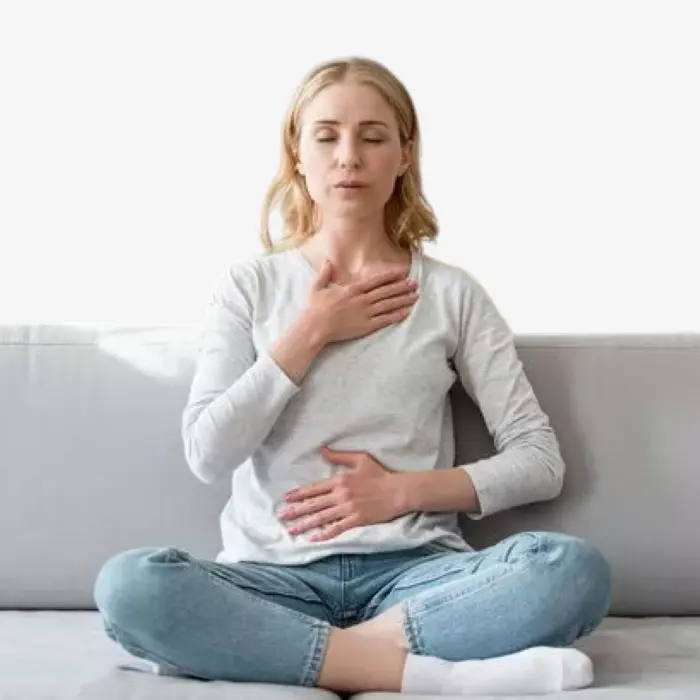 Benefits of deep breathing in controlling stress 
