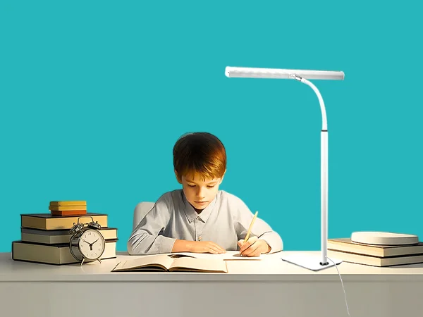 Using good lighting while studying can help prevent nearsightedness in children