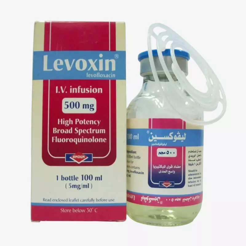 ليفوكسين 500 مليجرام فيال 500 مليجرام