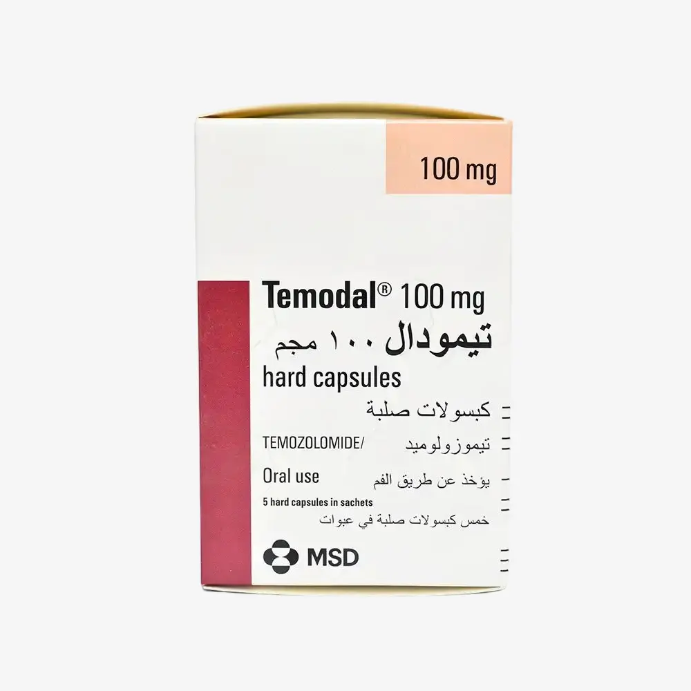 Temodal 100 mg 5 capsules 100mg
