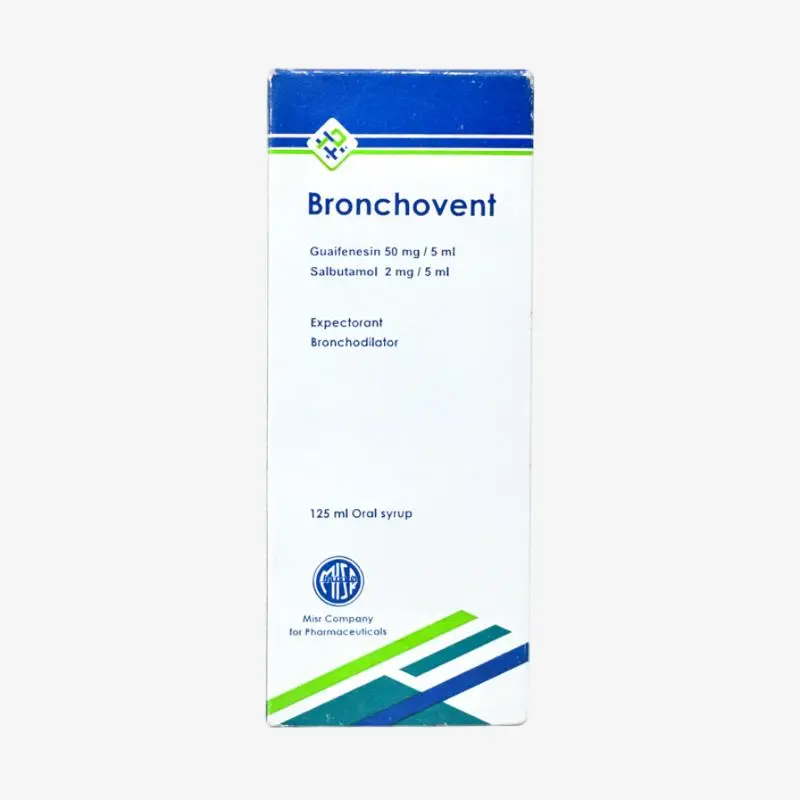 برونكوفنت 125 ملي شراب 2 مليجرام